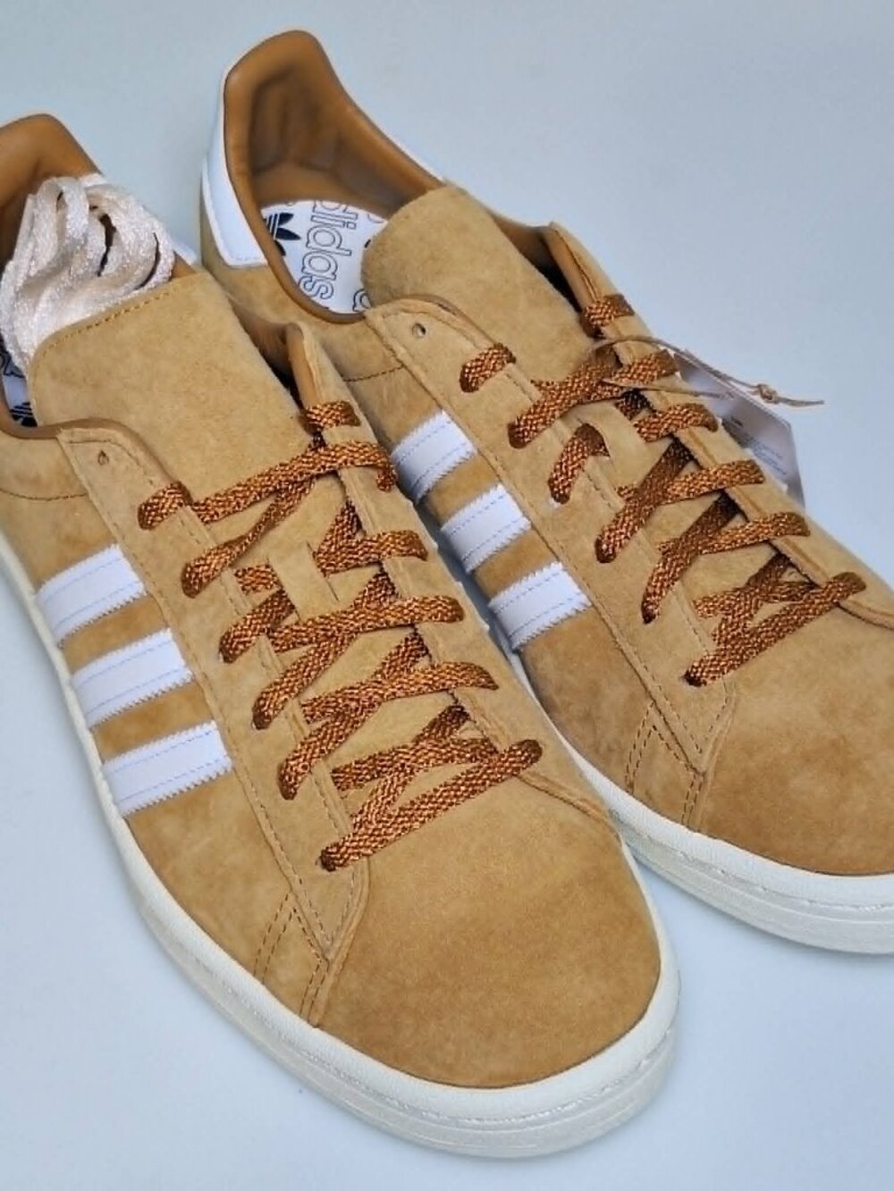 Adidas Originals Campus 80s "Mesa/Brown" suede shoes Mens Size 11